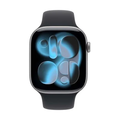 Apple Watch Series 11 Gps + Cellular 46Mm Space Grey Aluminium Case With Black Sport Band - M/L